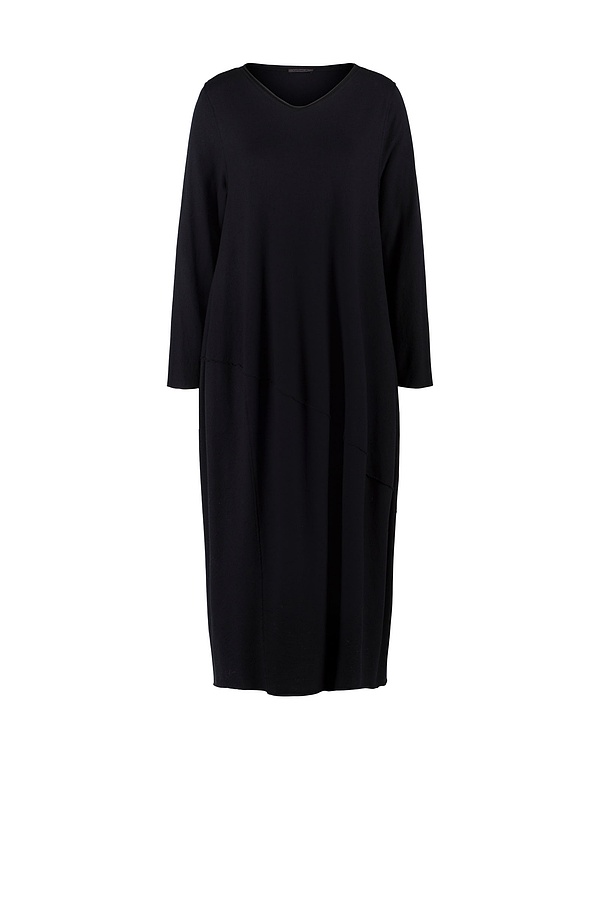 Dress Hannin / Japanese Boiled Wool 990BLACK