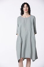 Dress Kreaativa / 100 % Linen 632SAGE