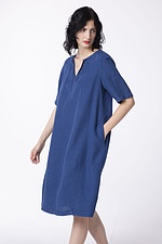 Dress Mobeela / 100 % Linen 462AZURE