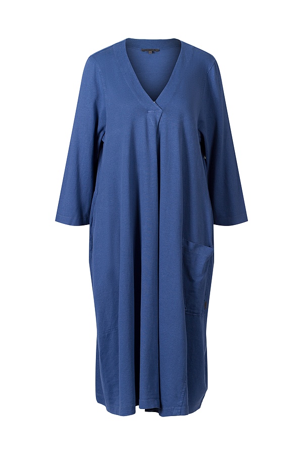 Dress Rootha / Hemp – Eco-Cotton-Blend 460AZURE