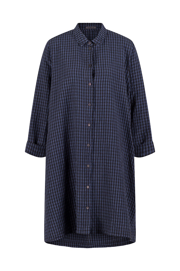 Halenka 524 wash - Linen Cotton Gingham Check Delavé - 570DENIM - 10250110126