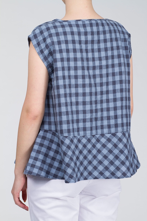 Haut 102 wash - Linen-Cotton-Check - 470SPHERE - 10210110149