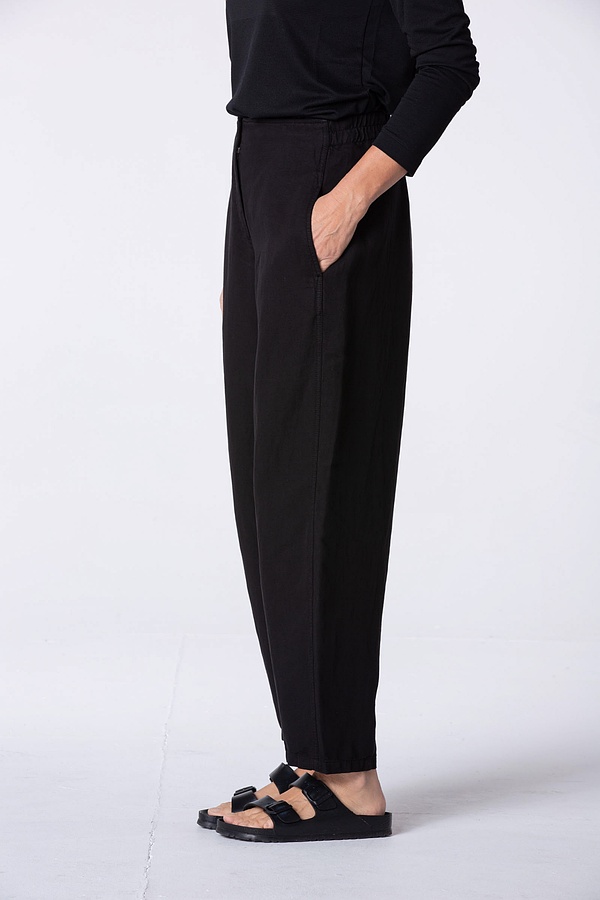Hose 320 - Tencel© Lyocell-Leinenmischung - 990BLACK - 10230110186