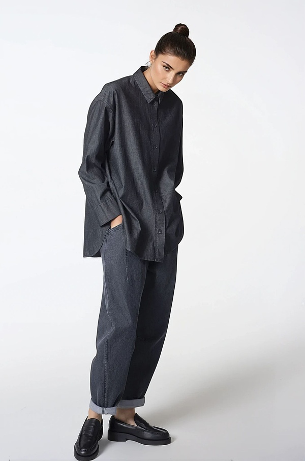 Hose 322 wash - Baumwoll Denim - 990BLACK - 10230710062