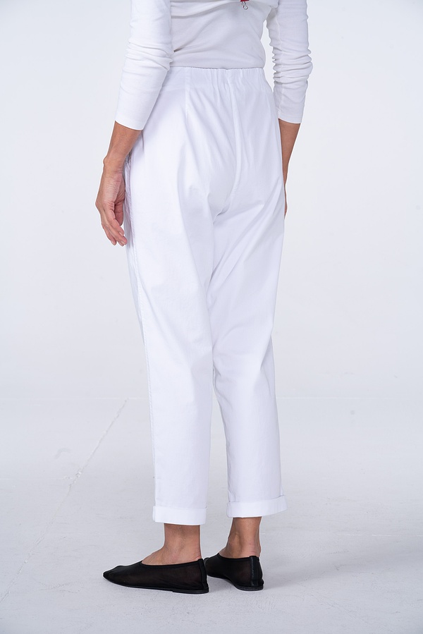 Hose 525 - Elastischer Baumwoll Twill - 100WHITE - 10250110100