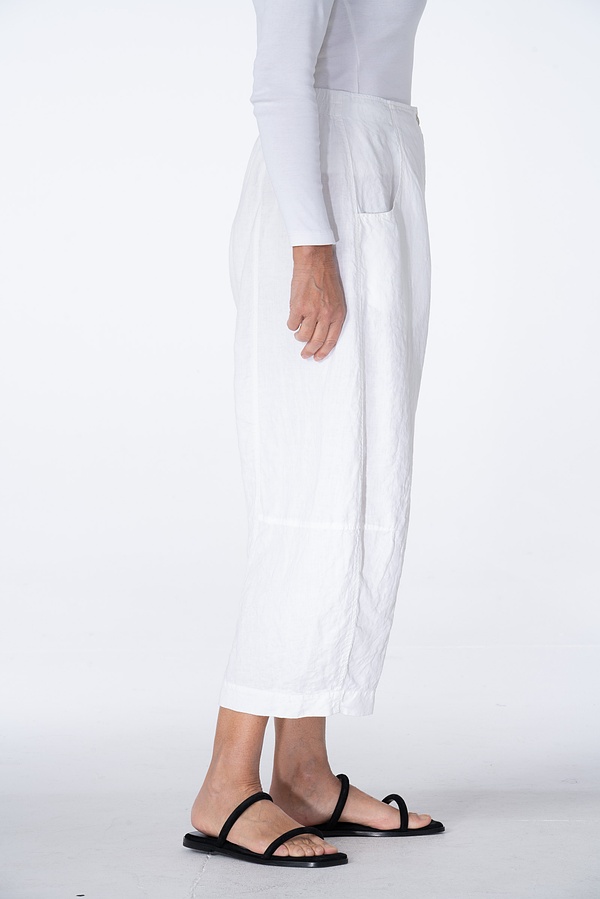 Hose 530 - Reines Leinen - 103WHITE - 10250110105