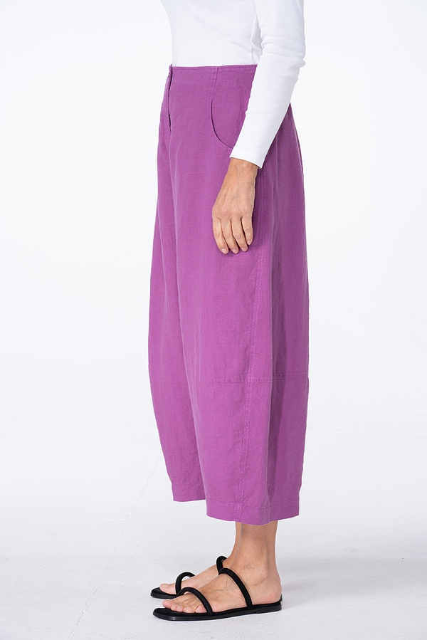 Hose 530 - Reines Leinen - 370PURPLE - 10250110105