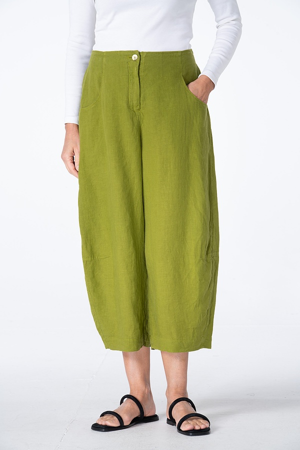 Hose 530 - Reines Leinen - 750MATCHA - 10250110105