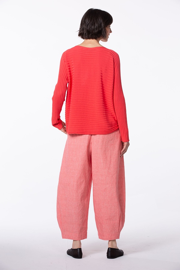 Hose 536 - Leinen-Baumwoll Chambray - 350DAHLIA - 10250110135