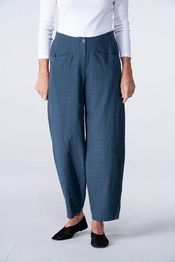 Hose 541 - Zweifarbiges Schaftmuster aus reiner Baumwolle - 570DENIM - 10250110140