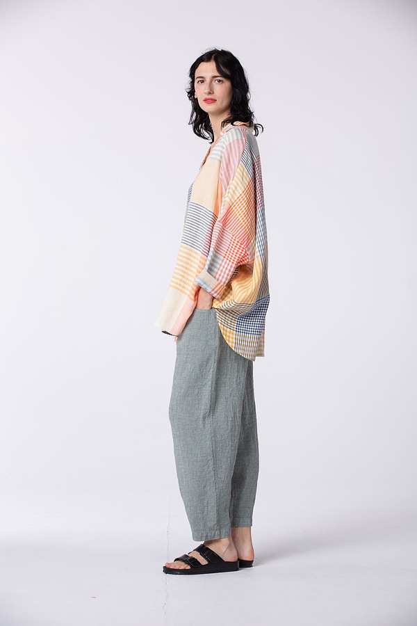 Trousers Dassao / 100 % Linen 630SAGE