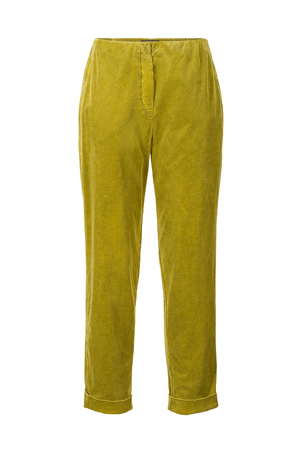 Trousers Eliisa 309 / Cotton cord with stretch content 142YELLOW