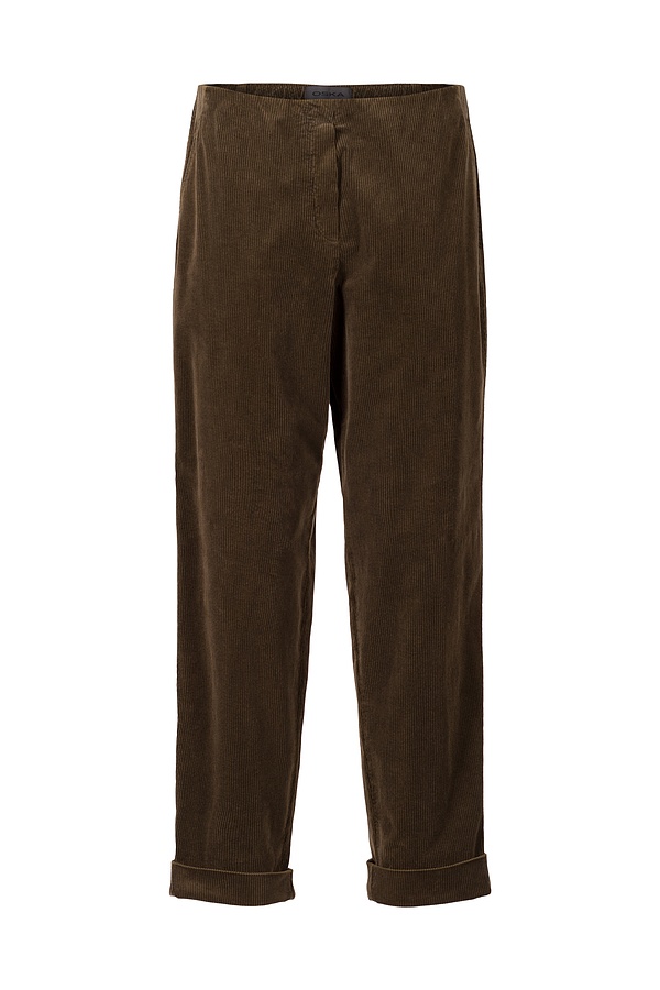 Trousers Eliisa 309 / Cotton cord with stretch content 862BARK