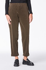 Trousers Eliisa 309 / Cotton cord with stretch content 862BARK