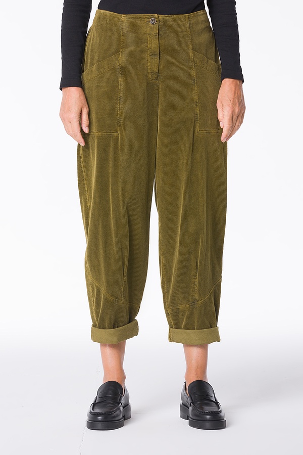 Trousers Eskalla 332 / Cotton cord with stretch content 762LIZARD