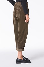Trousers Eskalla 332 / Cotton cord with stretch content 862BARK