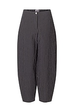 Trousers Flaada / Cotton - Double Pinstripe 990BLACK