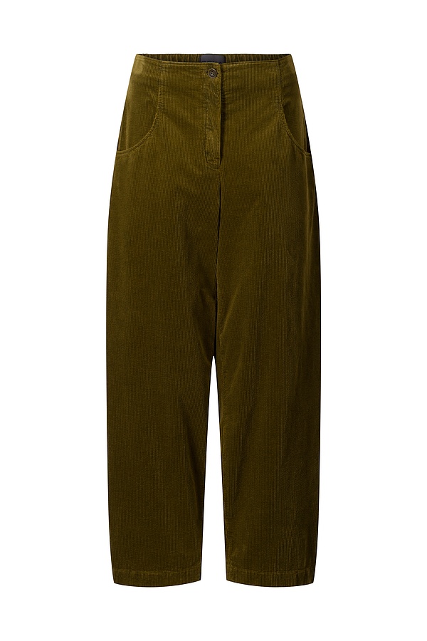 Trousers Kahren 314 / Cotton cord with stretch content 762LIZARD