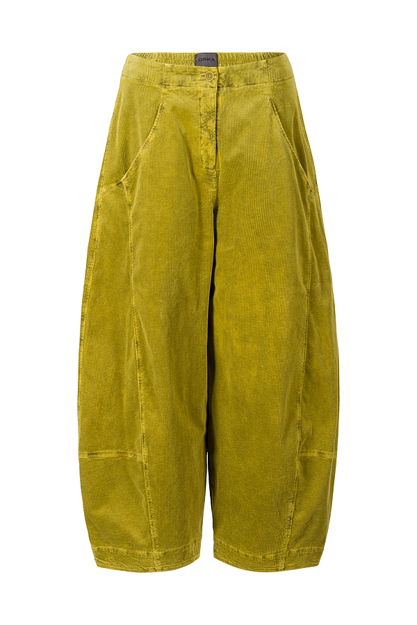 Trousers Neeptu 331 / Cotton cord with stretch content 142YELLOW