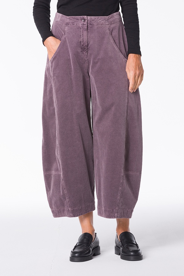 Trousers Neeptu 331 / Cotton cord with stretch content 362LILAC
