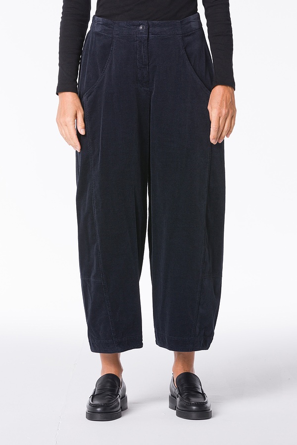 Trousers Neeptu 331 / Cotton cord with stretch content 490NAVY