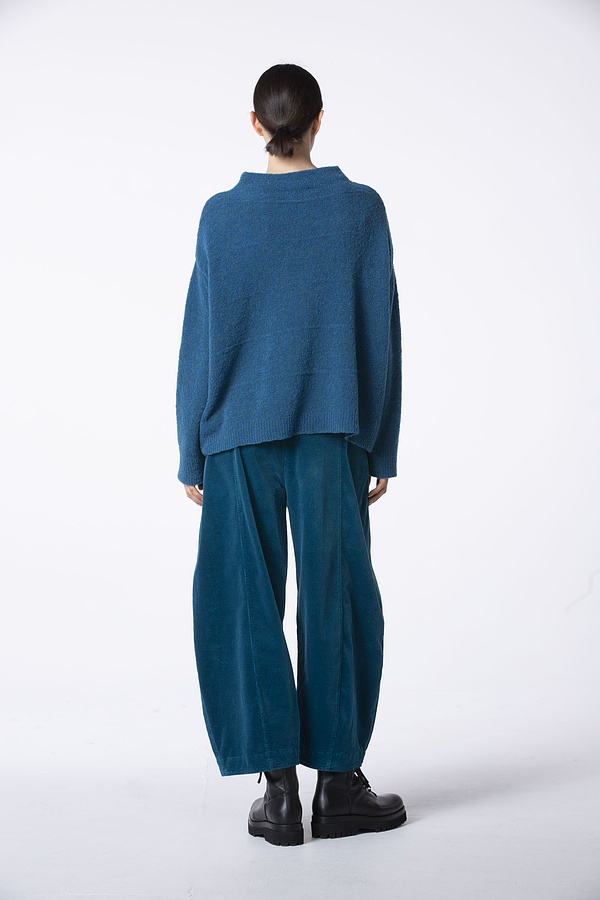 Trousers Neeptu 331 / Cotton cord with stretch content 562TEAL