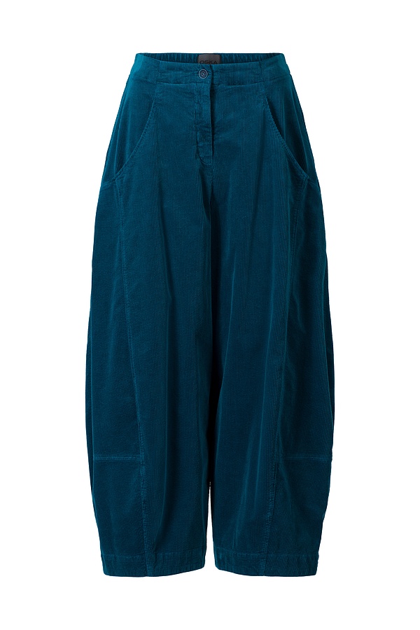 Trousers Neeptu 331 / Cotton cord with stretch content 562TEAL