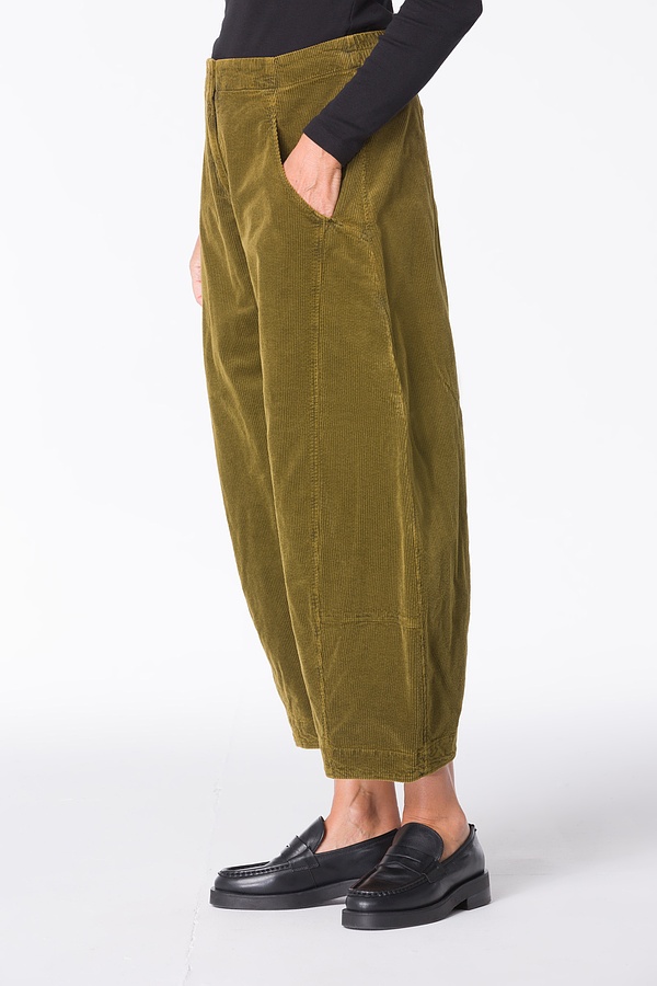 Trousers Neeptu 331 / Cotton cord with stretch content 762LIZARD