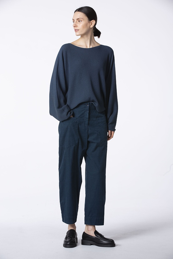 Trousers Plannta 311 / Cotton cord with stretch content 582BLUE