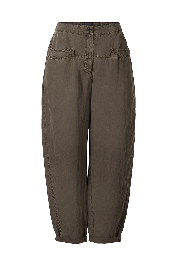 Trousers Steja / Tencel™ Lyocell-Linen Blend 772KHAKI