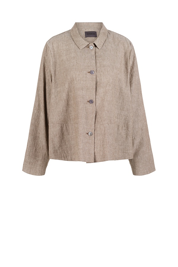 Jacke 516 - Leinen-Baumwoll Chambray - 780IVY - 10250110094