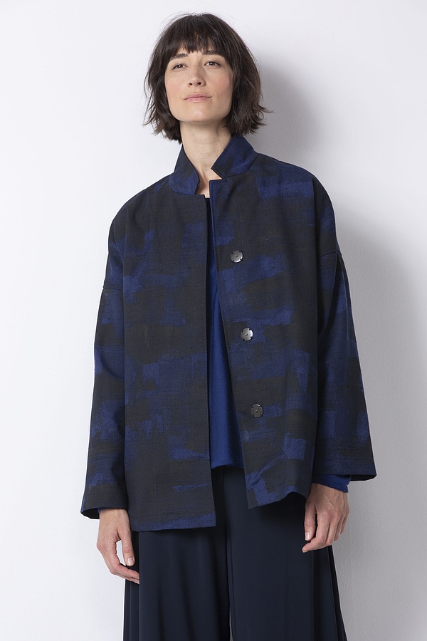 Jacke 518 - Von Hand gemalt auf Recyceltem Polyester - 470ECLIPSE - 10250110177