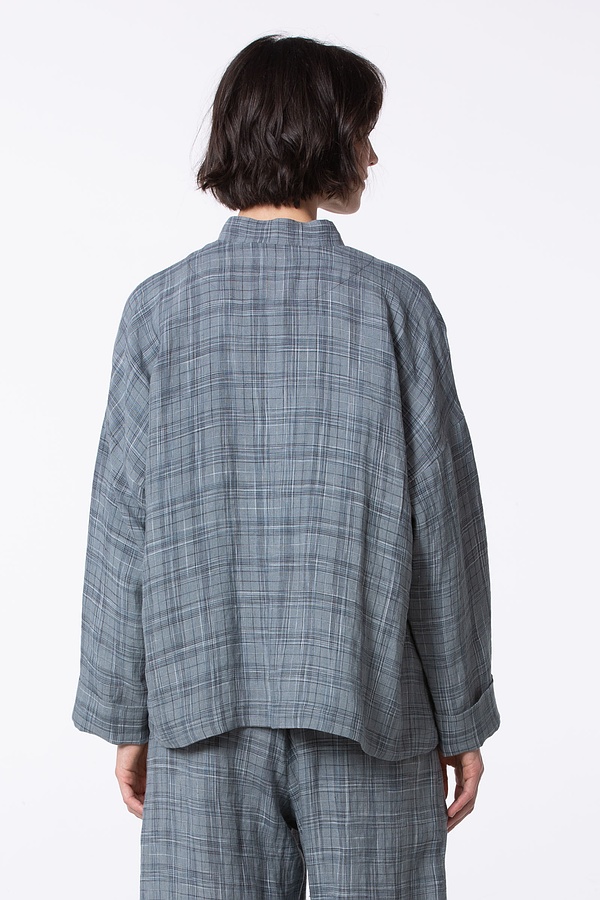 Jacke 519 - Space Dye' Leinenkaro - 520VAPOUR - 10250110122