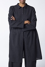 Jacket Bajaa / Mini-Check Wool 990BLACK