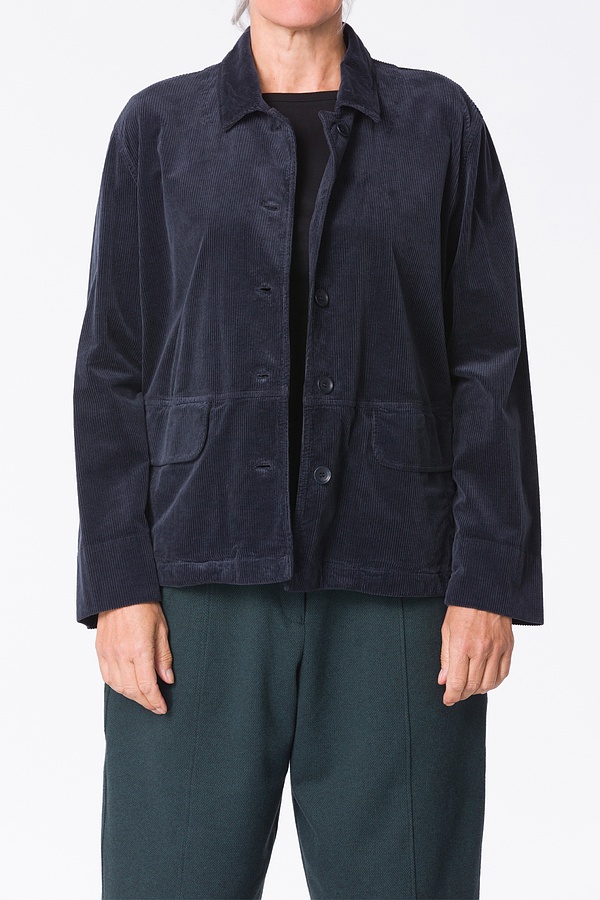 Jacket Gloow 318 / Cotton cord with stretch content 490NAVY