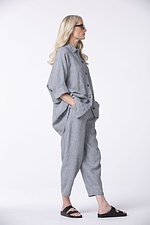 Jacket Kimara / 100% Linen 580URBANGREY