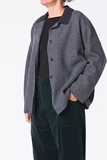 Jacket Vivido 311 / OSKA premium Boiled wool 970ASPHALT