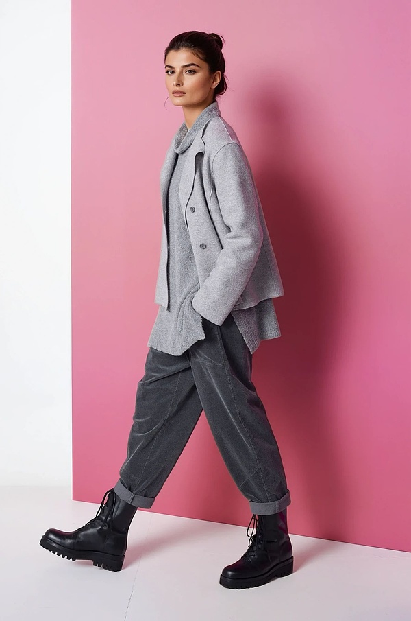 Jacket 305 - OSKA premium Boiled wool - 930GREY - 10230710047