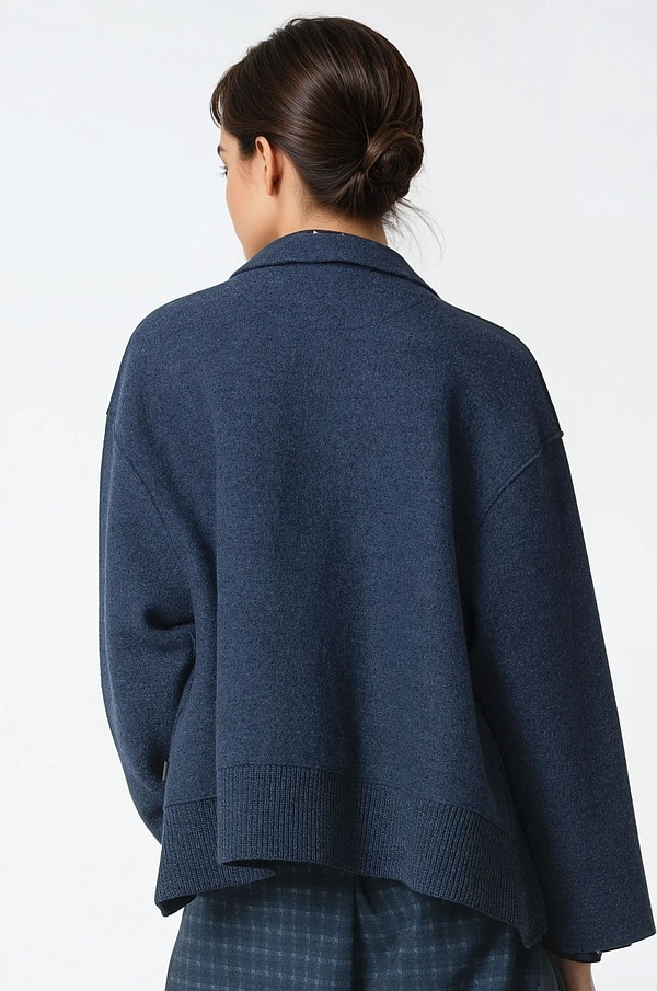 Jacket 306 - OSKA premium Boiled wool - 580BLUE - 10230710046