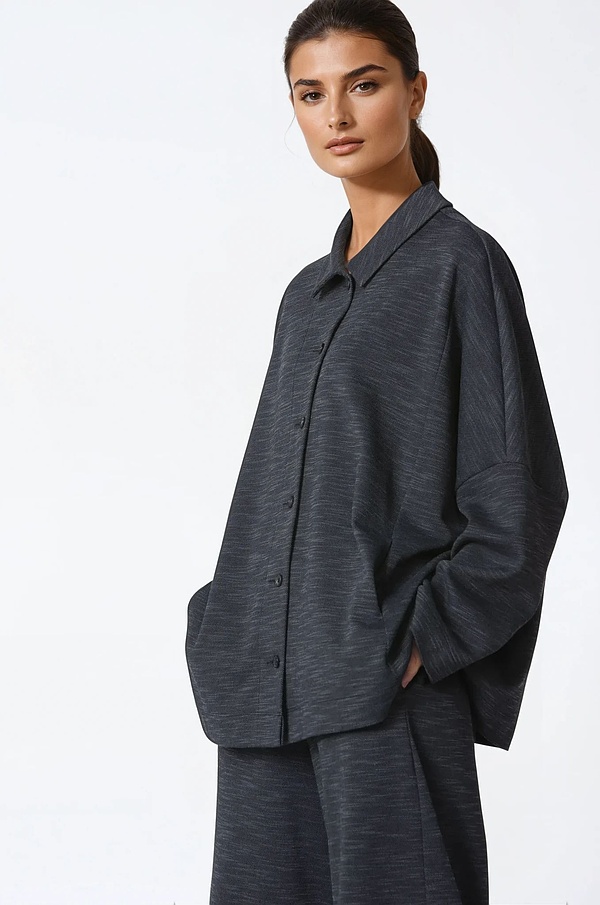 Jacket 308 - Cotton polyester Jersey - 950GRAVEL - 10230710053