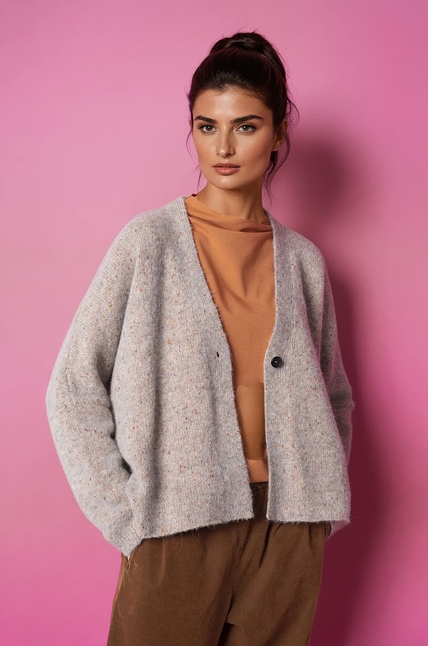 Jacket 314 - Cotton-alpaca mixture - 830CLAY - 10230713027