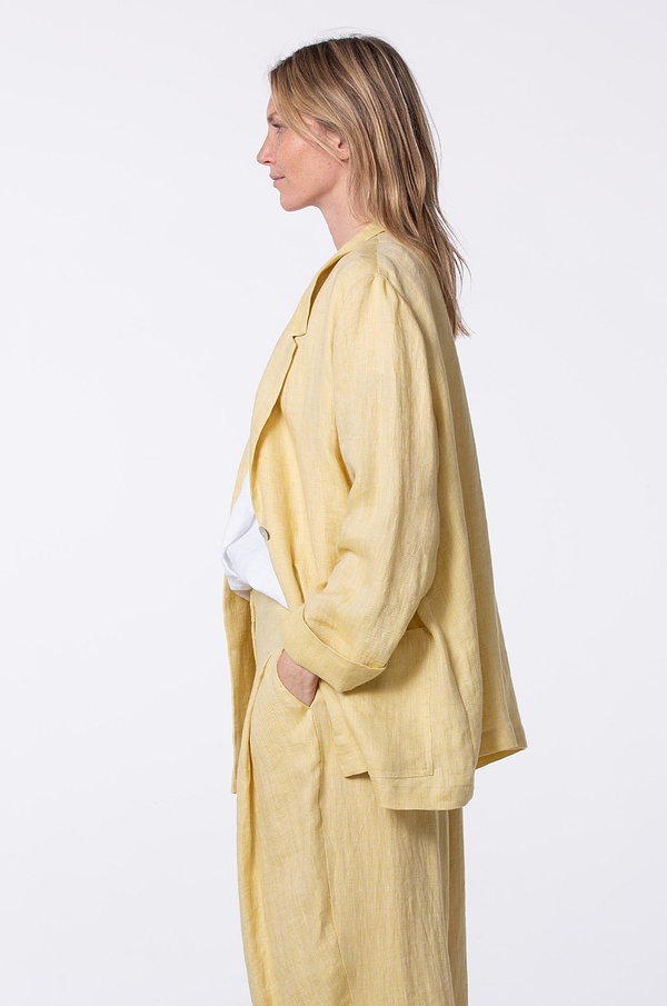 Jacket 510 - Pure Linen Two-tone Herringbone - 140BEE - 10250110086