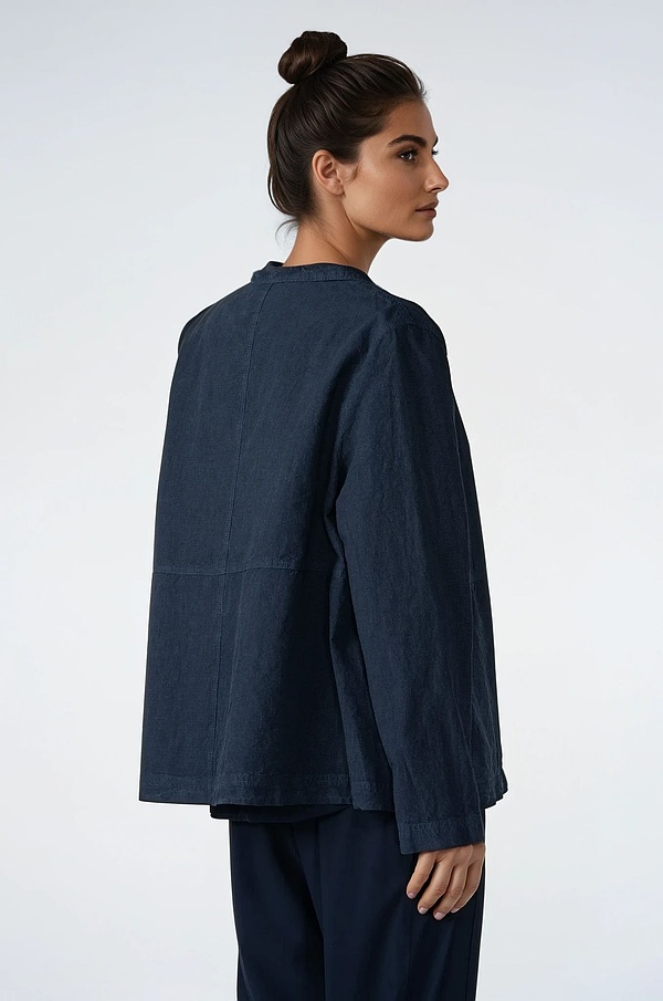 Jacket 514 - Linen Cotton Houndstooth - 570DENIM - 10250110092