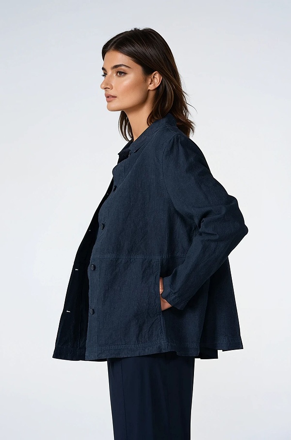 Jacket 514 - Linen Cotton Houndstooth - 570DENIM - 10250110092