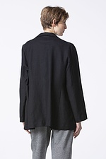 Jacket Giraal 317 / Virgin wool - linen mix 990BLACK