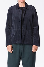 Jacket Gloow 318 / Cotton cord with stretch content 490NAVY