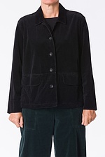 Jacket Gloow 318 / Cotton cord with stretch content 990BLACK