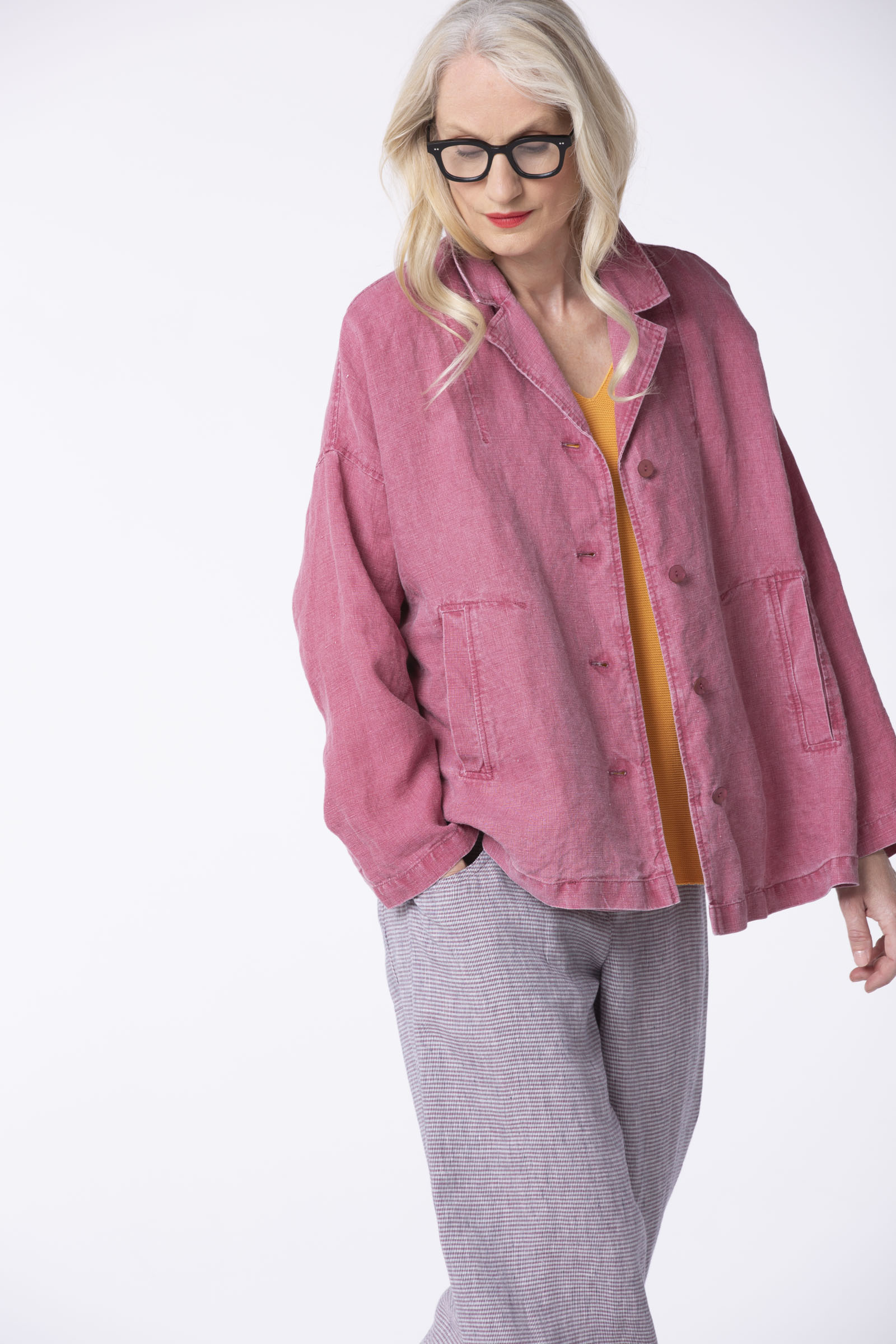 OSKA USA Jacket Mataa wash / 100 Linen