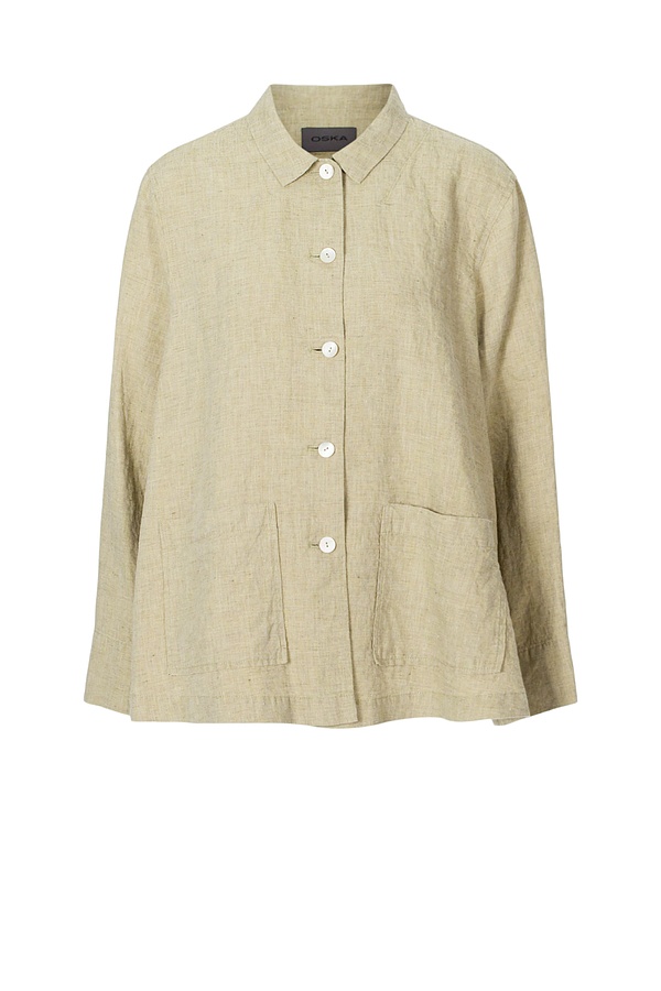Jacket Neuhsee wash / 100% Linen 740PISTACHIO