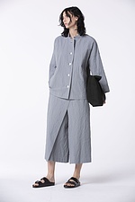 Jacket Reichly / Cotton - Double Pinstripe 920PEARL